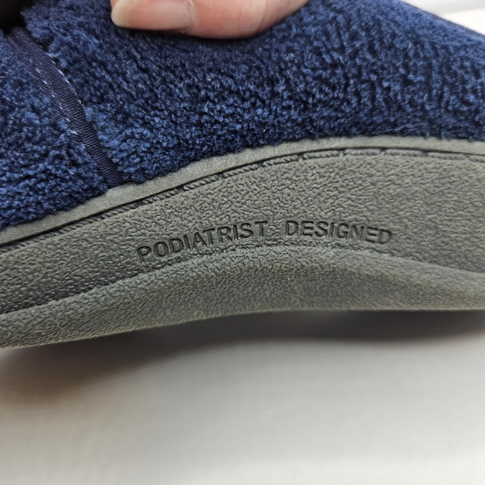 Vionic Emily Slippers Blue Size 7 Podiatrist Designed Heel To Toe 10.5" - Picture 8 of 12